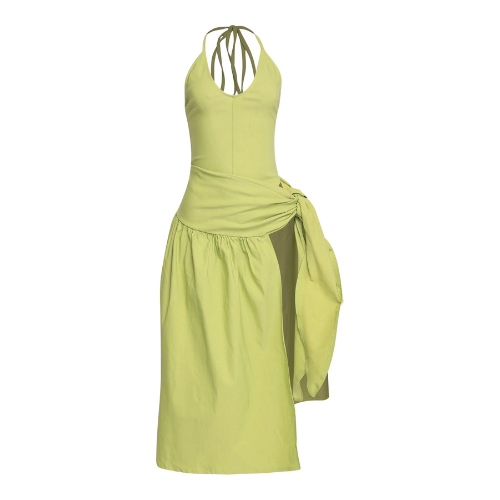 Untitled-design-75.png Coastal Flirt Halter Midi Dress with Tie Waist Detail - Image 1