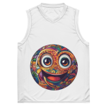 Recycled Unisex Basketball Jersey – Printed Design - Image 3